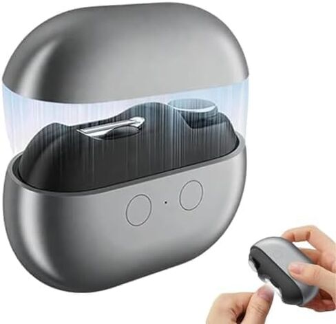 Fanyil Electric Nail Clipper, Electric Toenail Clippers for Seniors&Women, Automanitc 3-in-1Nail Clippers Multi Function with LED Light & Storage Box.Black. in Kuwait