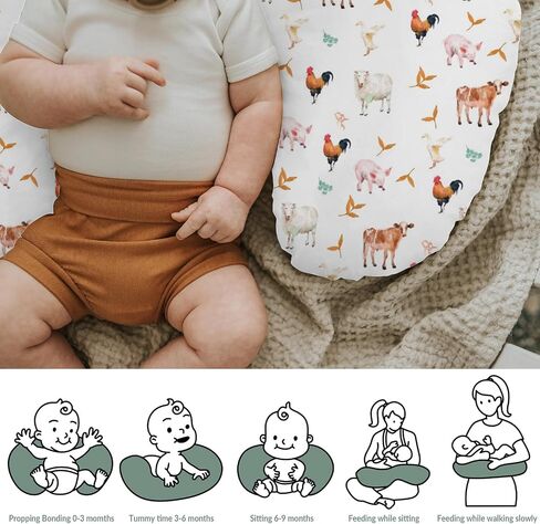 Duck Hunting Hunter Baby Nursing Pillow Covers for Boy Girl Flying Mallard Ducks Dog Reef Feathers Nursery Pillowcase for Breastfeeding Pillows Soft Stretchy Wild Bird Slipcovers for Newborn Infant in Saudi Arabia
