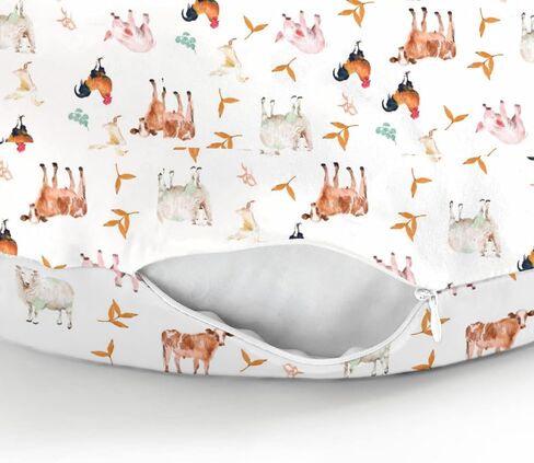 Duck Hunting Hunter Baby Nursing Pillow Covers for Boy Girl Flying Mallard Ducks Dog Reef Feathers Nursery Pillowcase for Breastfeeding Pillows Soft Stretchy Wild Bird Slipcovers for Newborn Infant in Saudi Arabia