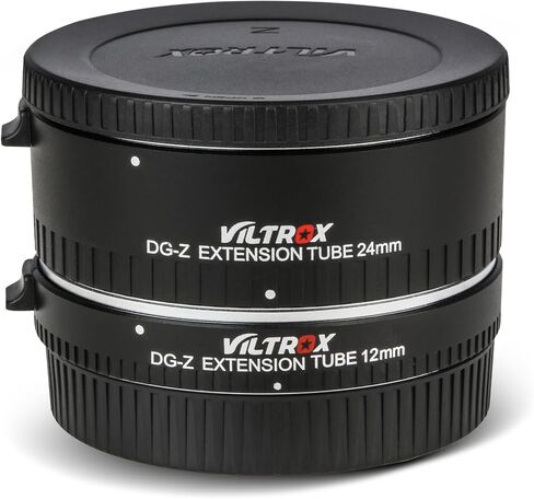 VILTROX DG-Z مجموعة حلقة أنبوبية تمديد ماكرو للتركيز التلقائي متوافقة مع كاميرات Nikon Z-Mount عديمة المرآة Zfc Z5 Z50 Z6 Z6II Z7 Z7II للتصوير الفوتوغرافي الماكرو (12 مم 24 مم) in Kuwait