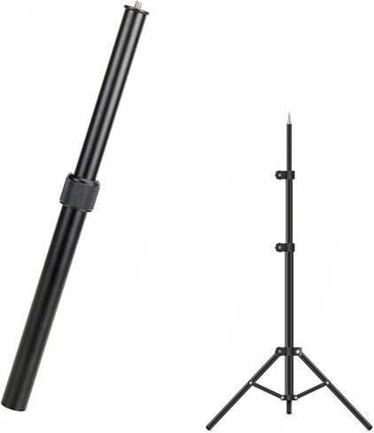 Adjustable Aluminum Alloy Tripod Extension Rod, Central Column Extender for DSLR Camera and Microphone in Saudi Arabia