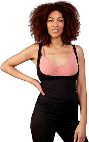 Sleeveless Underbust Nursing Tank Top – Maternity Layering Cami with Discreet Breastfeeding Access – XS -XXL in Saudi Arabia