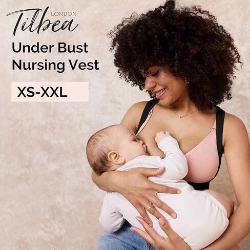 Sleeveless Underbust Nursing Tank Top – Maternity Layering Cami with Discreet Breastfeeding Access – XS -XXL in Saudi Arabia