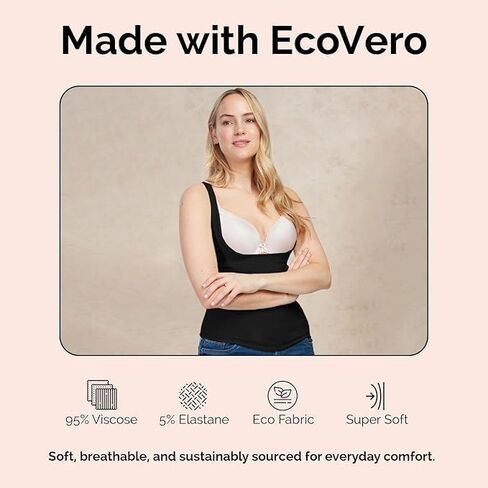 Sleeveless Underbust Nursing Tank Top – Maternity Layering Cami with Discreet Breastfeeding Access – XS -XXL in Saudi Arabia
