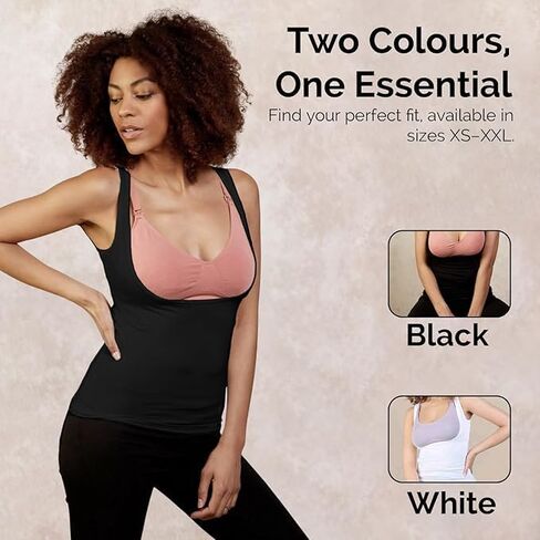 Sleeveless Underbust Nursing Tank Top – Maternity Layering Cami with Discreet Breastfeeding Access – XS -XXL in Saudi Arabia