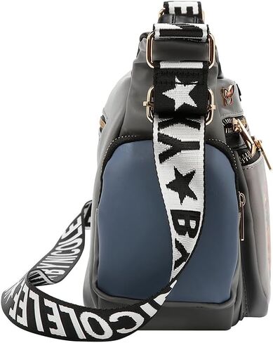 Nicole Lee Nikky Bag Messenger Bag, Essence of You, Eco-Leather, Multiple Pockets, Adjustable Strap (ESSENCE OF YOU) in Saudi Arabia