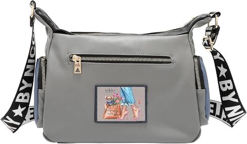Nicole Lee Nikky Bag Messenger Bag, Essence of You, Eco-Leather, Multiple Pockets, Adjustable Strap (ESSENCE OF YOU) in Saudi Arabia