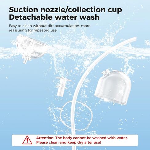 Nasal Aspirator for Baby, Baby Nose Sucker with 9 Suction Levels, Electric Nose Suction for Baby with Night Light, Can Play Lullabies, Equipped with 3 Food-Grade Silicone Nozzles and Tweezers (White) in Saudi Arabia
