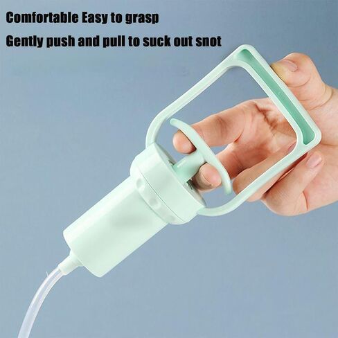 PandaEar Baby Nasal Aspirator, Nose Cleaner - Manual Mucus Remover with Soft Silicone Tip for Infants, Reusable, Easy to Use in Saudi Arabia