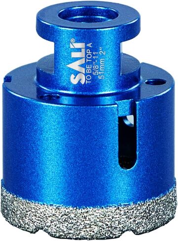 SALI Diamond Core Drill Bits 2-1/2 Inch (65mm) Tile Hole Saws Vacuum Brazed Hole Saw with 5/8-11 Thread for Glass Ceramic Porcelain Tiles Marble Brick Granite Quartz Fit Angle Grinders Drills in Saudi Arabia