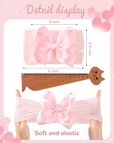 doboi 3PCS Baby Bows Christmas Baby Girl Headbands Nylon Hairbands with Golden Weft Webbing Ribbon Bow Handmade Elastic Shiny Baby Hair Bows Headbands for Baby Girls Newborns Infants Toddlers in Kuwait