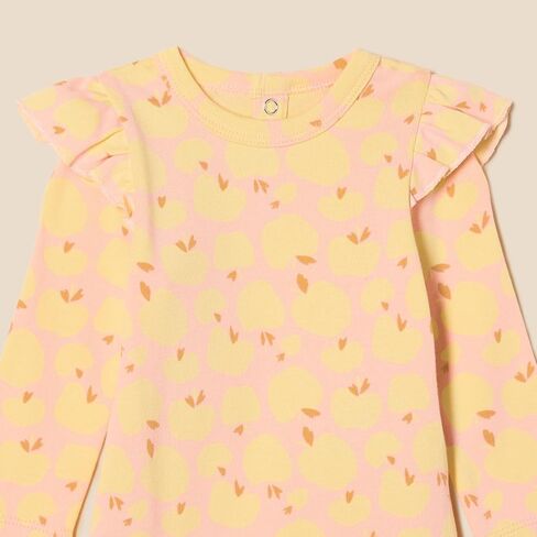 Amazon Essentials Baby Girls' Long-Sleeved Ruffle Bodysuits in Kuwait