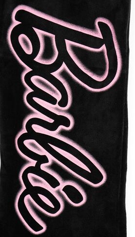 Barbie Girls Velour Drop Shoulder Zip Up Hoodie and Flare Pants Outfit Set Toddler to Big Kid Sizes (2T - 14-16) in Saudi Arabia