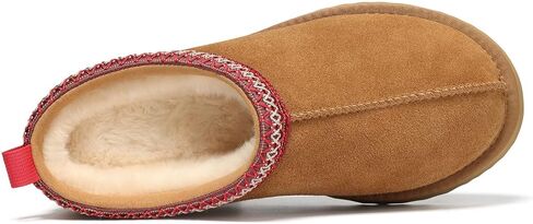 Women's Slippers Platform Mini Boots Short Ankle Boot Fur Fleece Lined House slippers Anti-Slip Boot For Outdoor in Kuwait