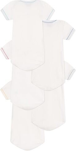 ملابس داخلية قصيرة الأكمام من Petit Bateau Babies لأيام الأسبوع - عبوة من 5 مقاسات من 3 إلى 36 شهرًا in Kuwait