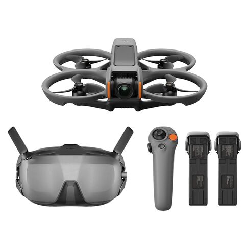 مجموعة DJI Avata 2 Fly Smart Combo (ثلاث بطاريات)، طائرة بدون طيار FPV مع كاميرا 4K، تجربة غامرة، ألعاب بهلوانية بضغطة واحدة، واقي المروحة المدمج، مجال رؤية 155 درجة، كاميرا بدون طيار مع نظارات N3 وRC Motion 3 in Kuwait