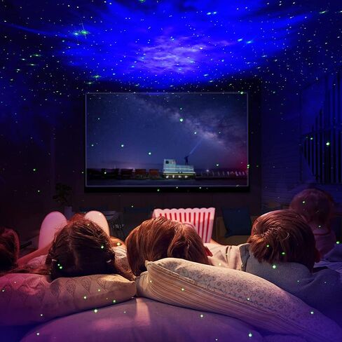 SFOUR Astronaut Galaxy Projector Night Light，Lights for Bedroom,Kids Room Decor Aesthetic, Adjustable Head Angle,Gift for Kids Adults Home Party Ceiling Decor，Christmas Gift in Saudi Arabia