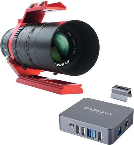 SV555 54mm Petzval APO Refractor Telescope, Full Frame Compatibility Bundle with SV241 Pro Astronomical Telescope Power Management Box, Remote Control for Astrophotography in Saudi Arabia