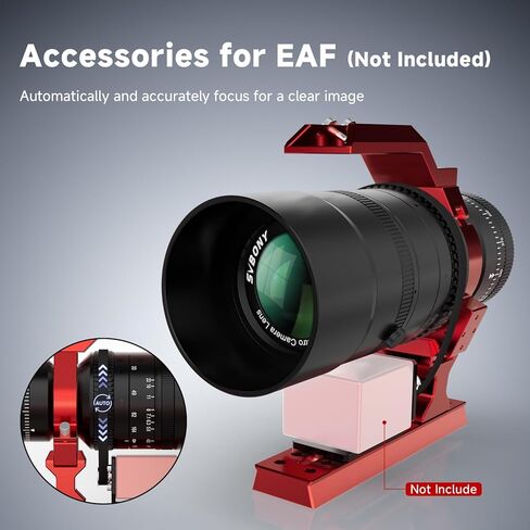 SV555 54mm Petzval APO Refractor Telescope, Full Frame Compatibility Bundle with SV241 Pro Astronomical Telescope Power Management Box, Remote Control for Astrophotography in Saudi Arabia