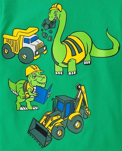 The Children's Place Baby-Boys and Toddler Dino Short Sleeve Graphic T-Shirts,multipacks in Saudi Arabia