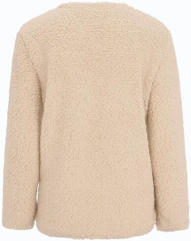 LRMQS Sherpa Jacket Women Trendy Fleece Fuzzy Warm Teddy Cozy Cardigan Sweaters with Pockets Casual Soft Winter Coats Clothes in Saudi Arabia