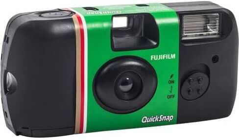 كاميرا FUJIFILM QuickSnap Flash 400 أحادية الاستخدام (27 تعريضًا، 3X 2-Pack) حزمة مع قطعة قماش للتنظيف من الألياف الدقيقة in Saudi Arabia