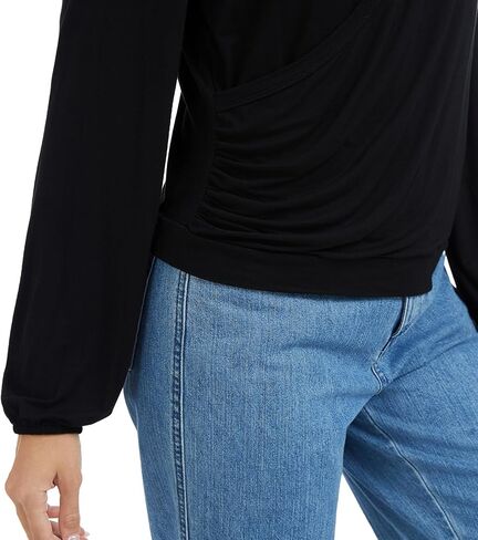 Sosolism Women's Nursing Tops Draped Waist Breastfeeding Shirt in Saudi Arabia