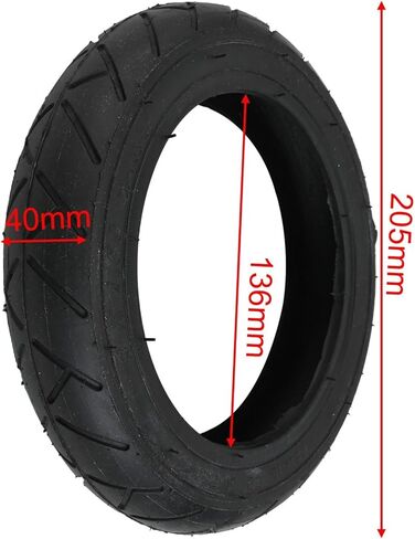 8 بوصة 8X1.50 الأنبوب الداخلي ومجموعة الإطارات الخارجية لسكوتر كهربائي سكوتر الجبل عربة طفل دراجة ثلاثية العجلات استبدال أجزاء (مجموعة) in Kuwait