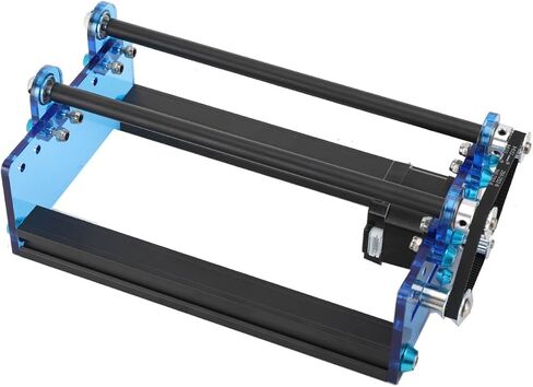 ملحق دوار بالليزر، أسطوانة دوارة للنقش، أداة ليزر على المحور Y مع دوران 360 درجة للأشياء الأسطوانية، الأكواب، العلب، قطر 20-200 مم، توافق عريض للأسلاك المزدوجة in Kuwait