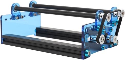 ملحق دوار بالليزر، أسطوانة دوارة للنقش، أداة ليزر على المحور Y مع دوران 360 درجة للأشياء الأسطوانية، الأكواب، العلب، قطر 20-200 مم، توافق عريض للأسلاك المزدوجة in Kuwait