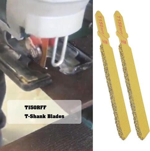 6PCS T150RFF T-Shank Blades Length 76mm Tooth Length 54mm 50 Grit Carbide Grain Tile Cutting Tool Carbide-Tipped Blades for Cutting Granite Marble in Saudi Arabia