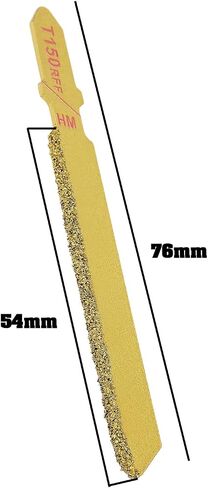 6PCS T150RFF T-Shank Blades Length 76mm Tooth Length 54mm 50 Grit Carbide Grain Tile Cutting Tool Carbide-Tipped Blades for Cutting Granite Marble in Saudi Arabia
