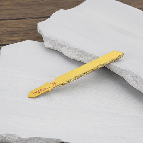 6PCS T150RFF T-Shank Blades Length 76mm Tooth Length 54mm 50 Grit Carbide Grain Tile Cutting Tool Carbide-Tipped Blades for Cutting Granite Marble in Saudi Arabia