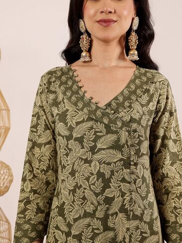 Rustic Green Beauty Kurta Set in Saudi Arabia