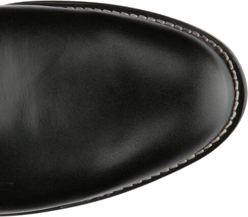 Justin Cora 10" Black Leather Roper Boots for Women - with Round Toe and J-Flex Comfort System Insoles in Saudi Arabia