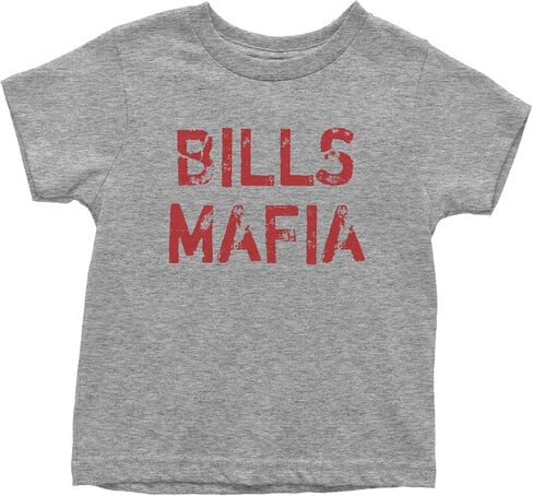 تي شيرت للأطفال الصغار لكرة القدم من Distressed Bills Mafia، مصنوع من القطن الناعم in Saudi Arabia
