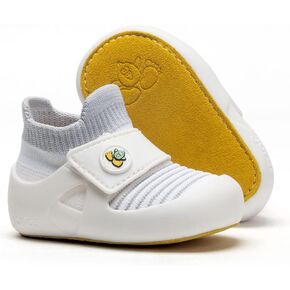 Stand2Walk Baby First Walking Shoes Boy & Girl Infant Non-Slip Breathable Lightweight Sock with Support Cage Sneakers 6-18 Months in Saudi Arabia