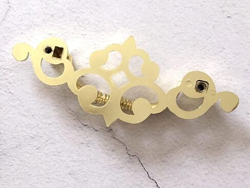 3.25 "C-C نحى الذهب الكفالة درج سحب قطرة سوينغ مقابض مضمد سحب مقبض كابينة الأجهزة 82 مللي متر مراكز in Kuwait