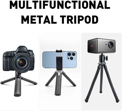 Metal Mini Tripod, Desktop Tabletop Stand Compact Tripod, Gimbal Handle Grip Stabilizer and All Cameras in Saudi Arabia