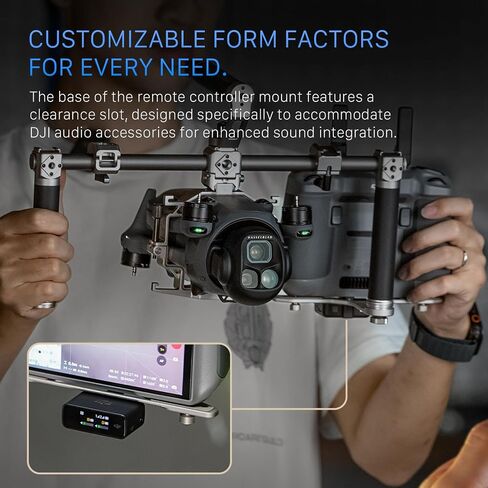 نظام دعم Tilta المحمول متوافق مع DJI Mavic 4 Pro - أبيض تيتانيوم | قفص كاميرا كامل، مقابض علوية وجانبية، حوامل أحذية باردة، مشابك قضيب 15 مم | أداة خفيفة الوزن للتصوير السينمائي على الأرض in Saudi Arabia