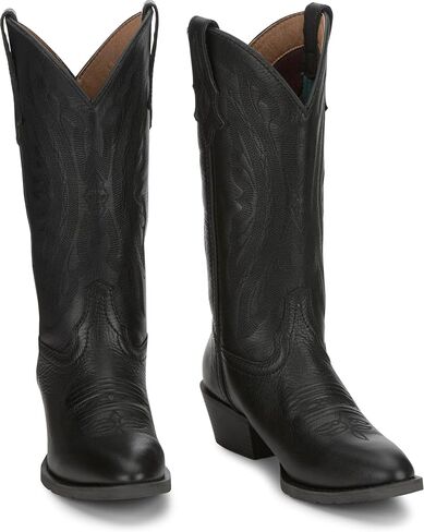 Justin Renie Women's Stylish Boots - Comfortable, Durable & Trendy Footwear for Every Occasion, Midnight - 7 B in Saudi Arabia