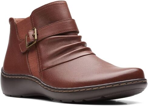 حذاء الكاحل Cora Rouched للسيدات من Clarks in Saudi Arabia