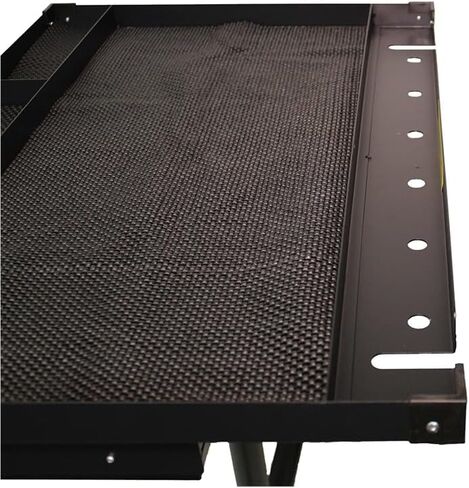 K Tool International 75107 Adjustable Tear Down Work Table with Drawer for Garages, Repair Shops, and DIY, Portable, (4) 2" Swivel Casters, 200 Pound Capacity, Rubber Corners, Heavy Duty Steel, Black in Saudi Arabia