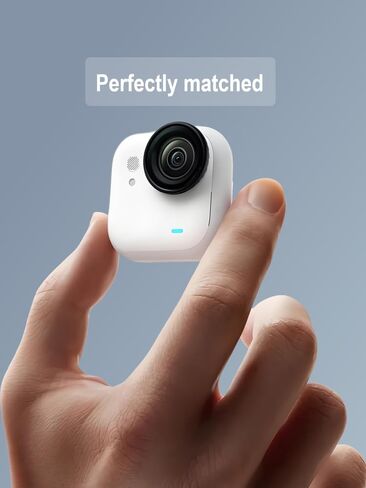 [قطعتان] واقي عدسة لـ Insta360 GO Ultra واقي العدسة 【ليس GO3s/Go3】، استبدال غطاء العدسة الزجاجية البصرية لملحقات GO Ultra، غطاء واقي مطلي مضاد للضباب، ناقل حركة عالي، زجاج مقسى، سهل التركيب in Kuwait