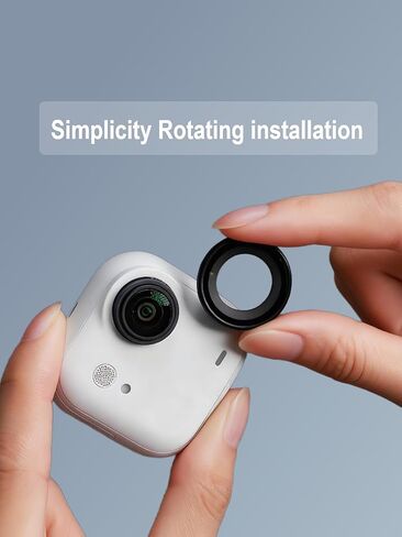 [قطعتان] واقي عدسة لـ Insta360 GO Ultra واقي العدسة 【ليس GO3s/Go3】، استبدال غطاء العدسة الزجاجية البصرية لملحقات GO Ultra، غطاء واقي مطلي مضاد للضباب، ناقل حركة عالي، زجاج مقسى، سهل التركيب in Kuwait
