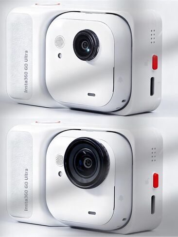 [قطعتان] واقي عدسة لـ Insta360 GO Ultra واقي العدسة 【ليس GO3s/Go3】، استبدال غطاء العدسة الزجاجية البصرية لملحقات GO Ultra، غطاء واقي مطلي مضاد للضباب، ناقل حركة عالي، زجاج مقسى، سهل التركيب in Kuwait