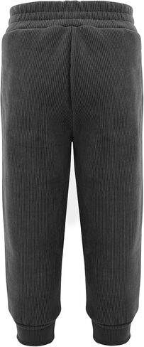 Happy Cherry Unisex Kid Baby Fleece Lined Jogger Pants Ribbed Regular Fit Pull On Thermal Sweatpants 1-12Y in Saudi Arabia