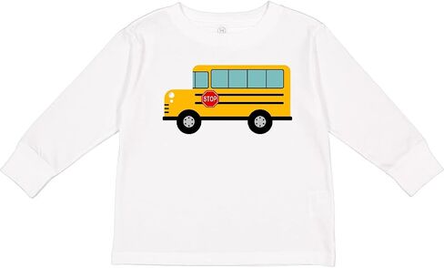 تي شيرت للأطفال الصغار بأكمام طويلة من Inktastic School Bus in Saudi Arabia