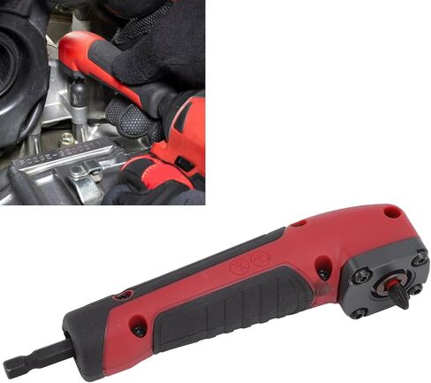 90 Degree Drill Adapter Electric Screwdriver Repair Tool, Right Angle Drill Attachment, for Corner Device with ABS Handle, Alloy Steel Material, for Tight Spaces, Woodworking, Etc. in Saudi Arabia