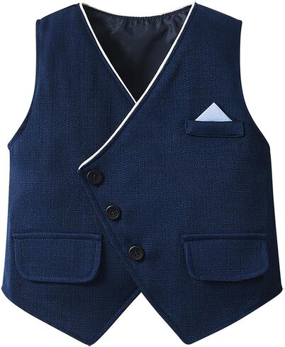 Baby Boys Pants Sets, Infant Long Sleeve Shirt + Pants + Bow Tie + Vest Outfits in Saudi Arabia